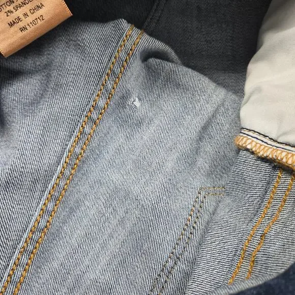 Driftwood Colette Jeans Floral Embroidered 31 (34x30) Raw Hem Denim READ - Picture 12 of 12